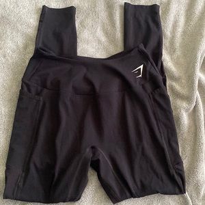 Black Mesh Detail Gymshark Leggings